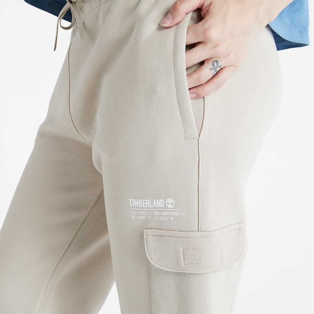 Light Grey Women's Timberland Cargo Track Pants | Israel-5823794