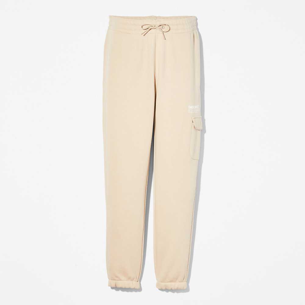 Light Grey Women's Timberland Cargo Track Pants | Israel-5823794