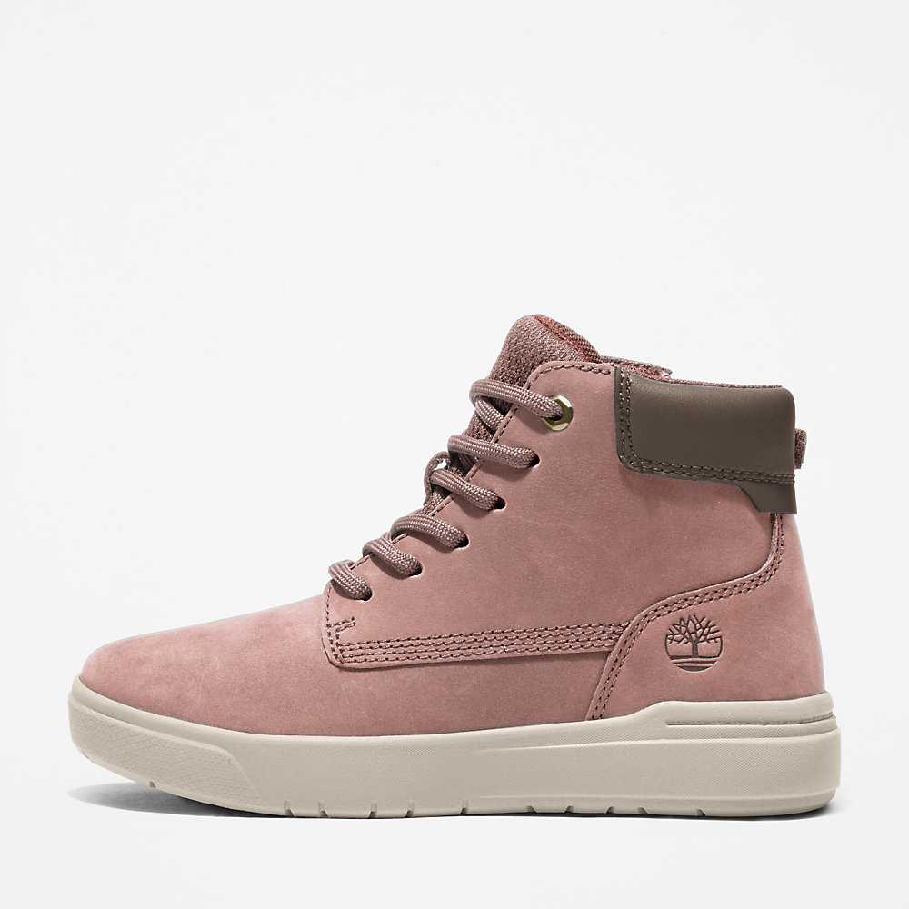 Light Pink Kids' Timberland Seneca Bay Sneakers | Israel-4219594