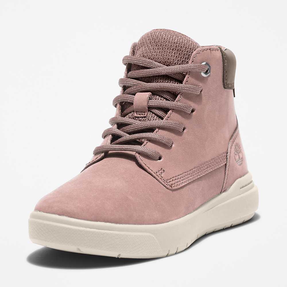 Light Pink Kids' Timberland Seneca Bay Sneakers | Israel-4219594