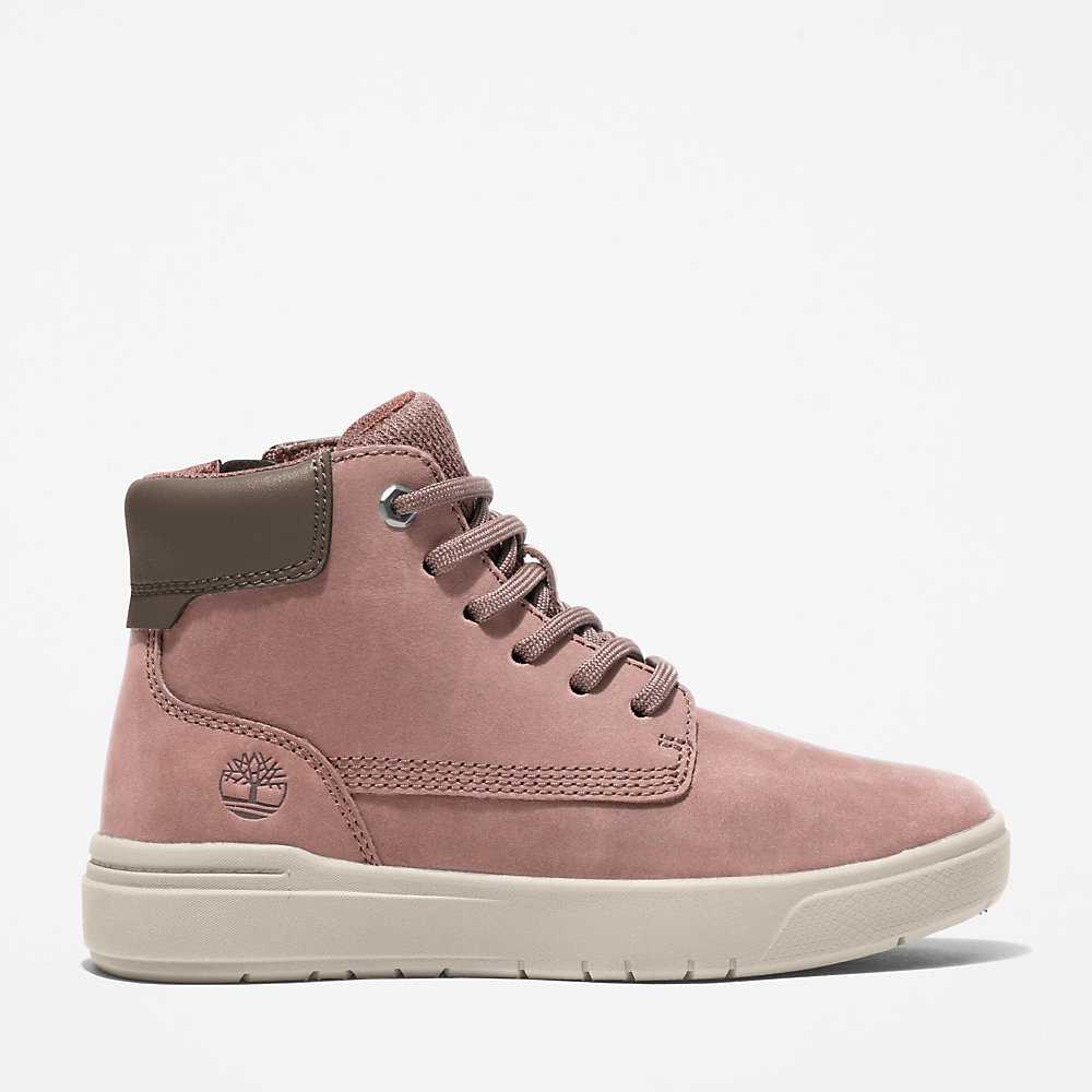 Light Pink Kids\' Timberland Seneca Bay Sneakers | Israel-4219594