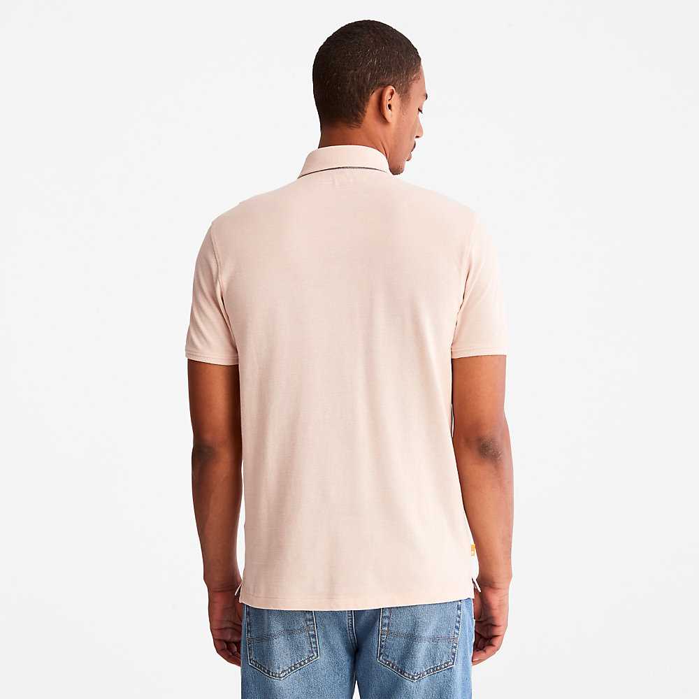 Light Pink Men's Timberland Baboosic Polo Shirts | Israel-2706514