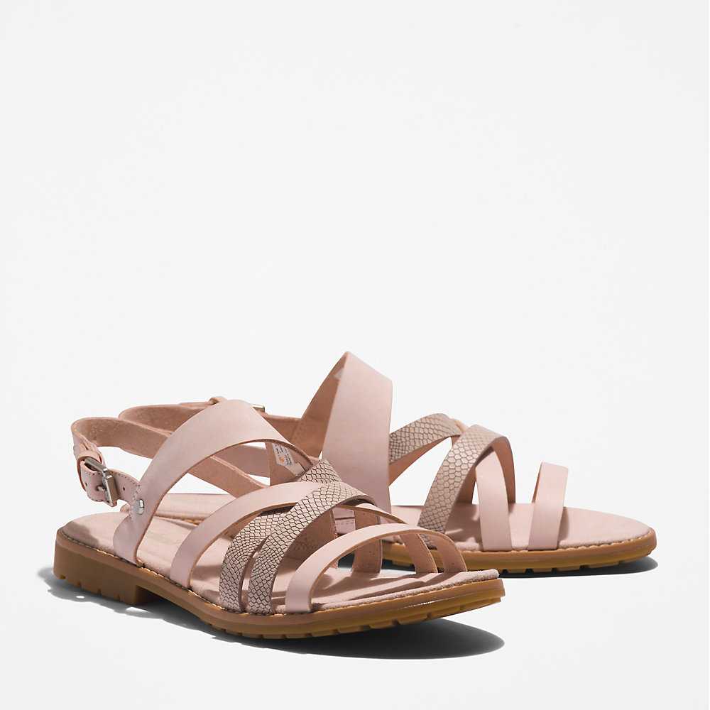 Light Pink Women's Timberland Chicago Sandals | Israel-0183942