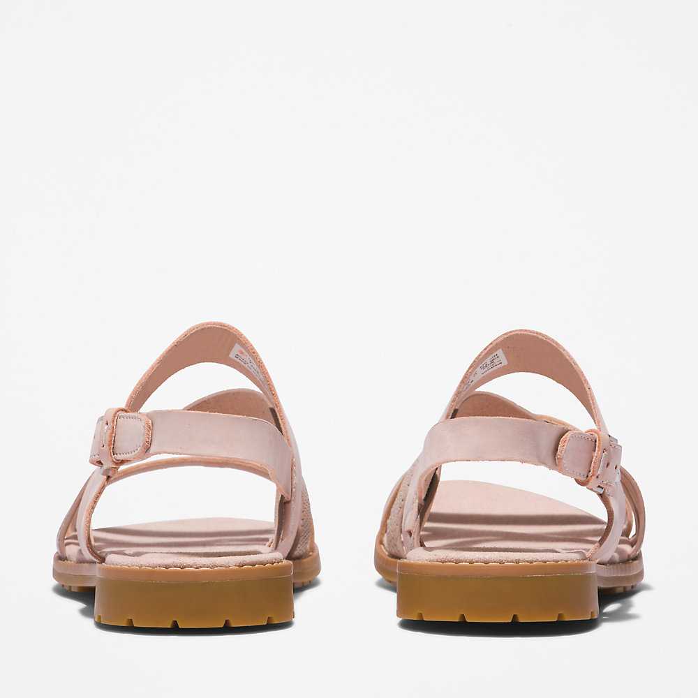 Light Pink Women's Timberland Chicago Sandals | Israel-0183942