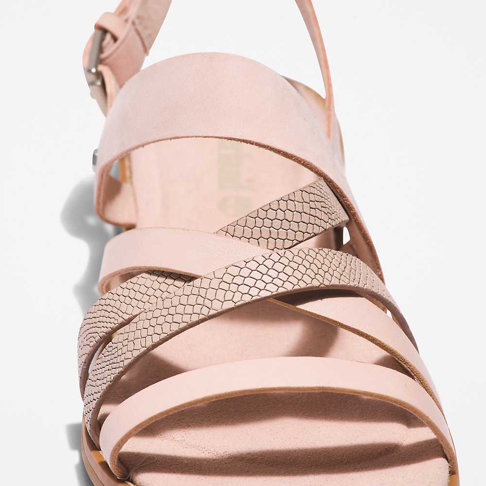 Light Pink Women's Timberland Chicago Sandals | Israel-0183942