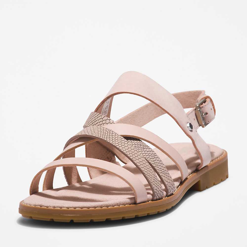 Light Pink Women's Timberland Chicago Sandals | Israel-0183942