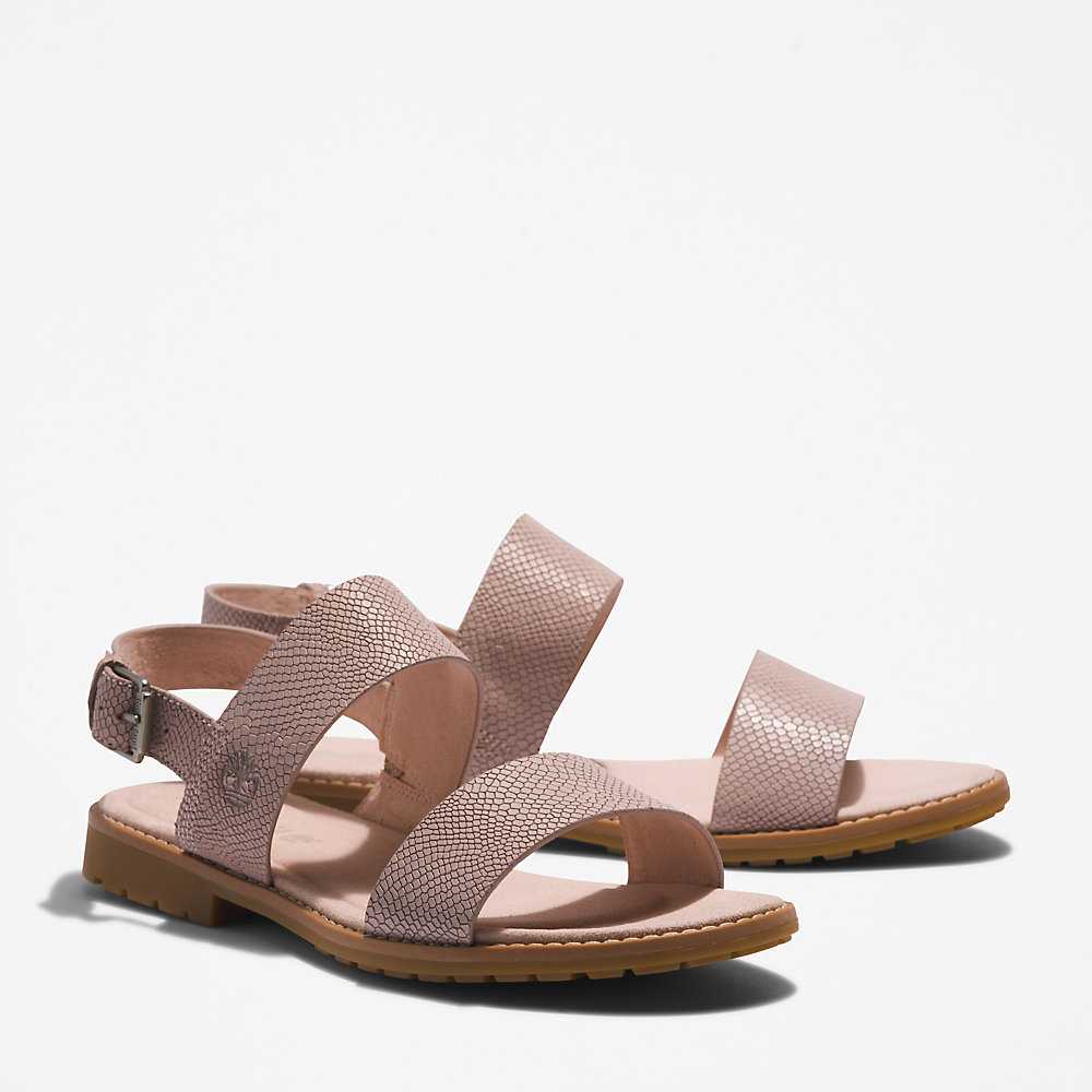 Light Pink Women's Timberland Chicago Sandals | Israel-8354790