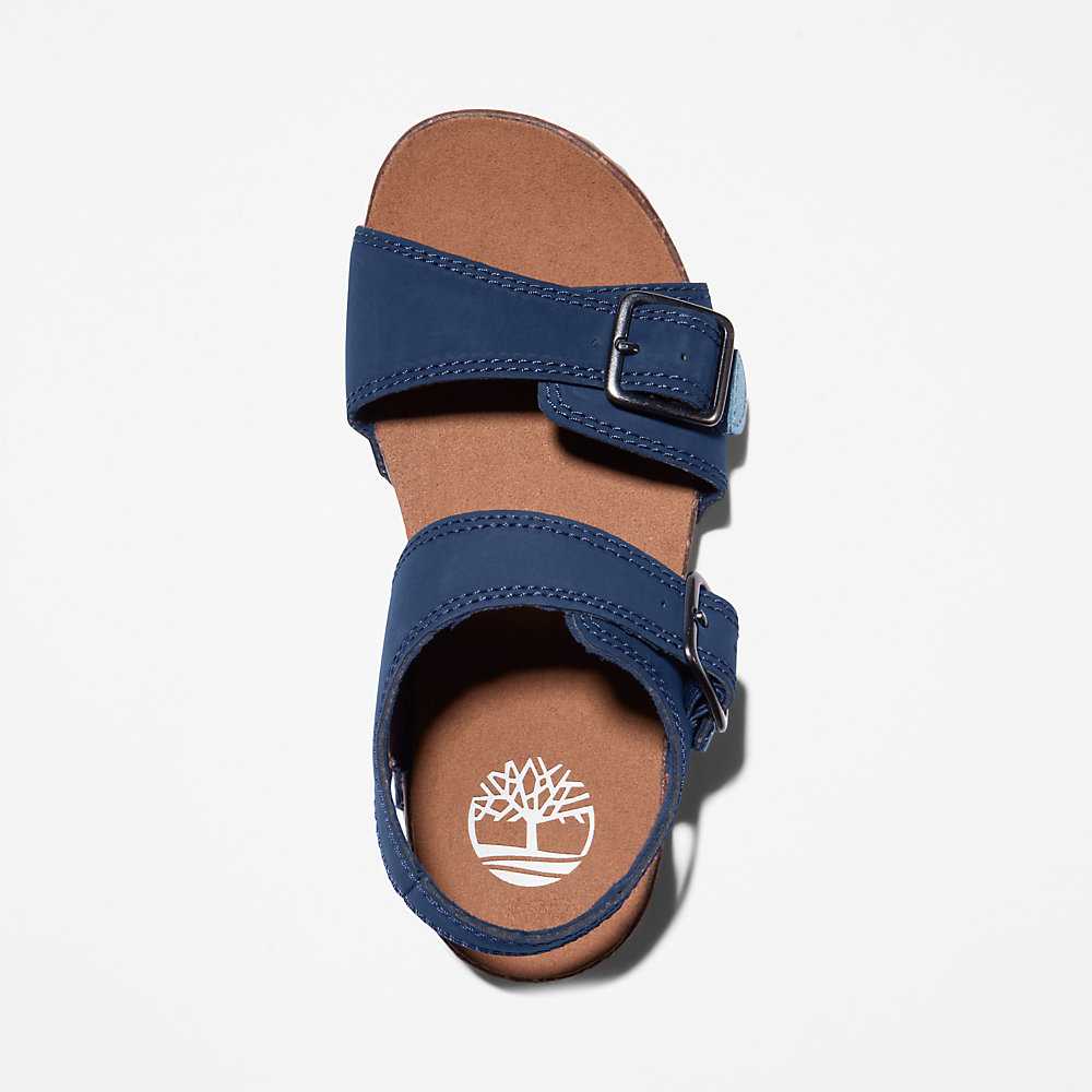 Navy Kids' Timberland Castle Island Sandals | Israel-2641830