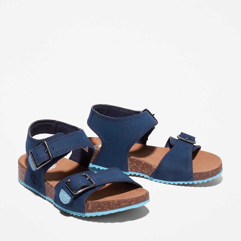 Navy Kids' Timberland Castle Island Sandals | Israel-8143795