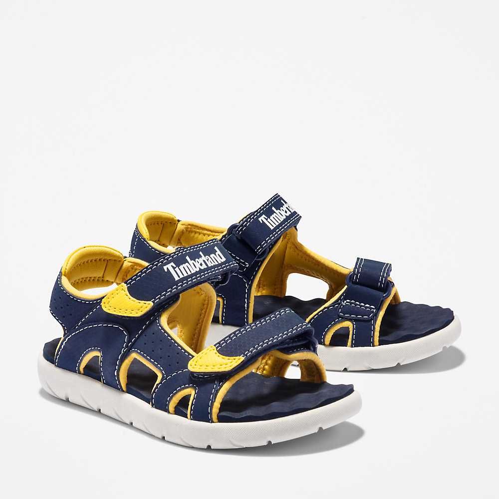 Navy Kids' Timberland Perkins Row Sandals | Israel-4219591