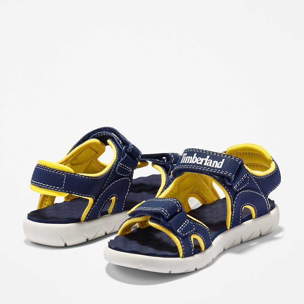 Navy Kids' Timberland Perkins Row Sandals | Israel-4219591