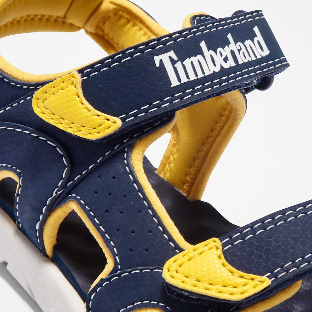 Navy Kids' Timberland Perkins Row Sandals | Israel-4219591