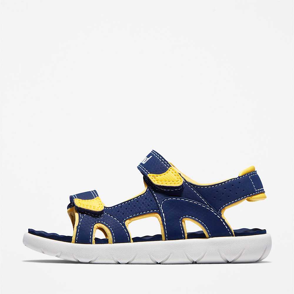 Navy Kids' Timberland Perkins Row Sandals | Israel-4219591