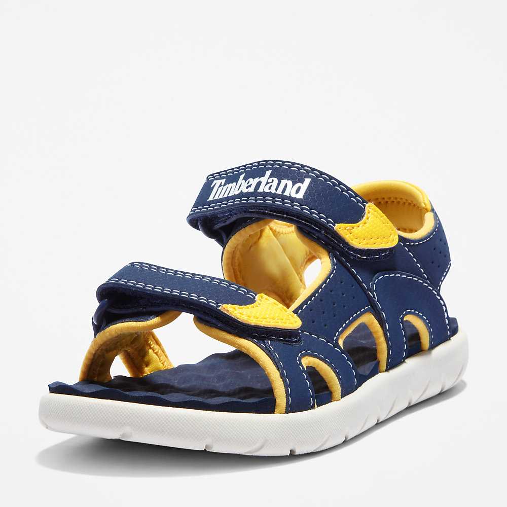 Navy Kids' Timberland Perkins Row Sandals | Israel-4219591