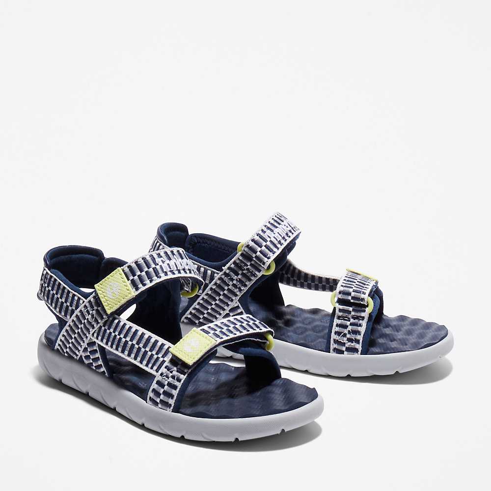 Navy Kids' Timberland Perkins Row Sandals | Israel-4219670