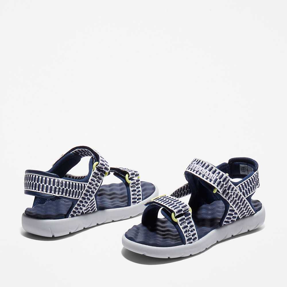 Navy Kids' Timberland Perkins Row Sandals | Israel-4219670