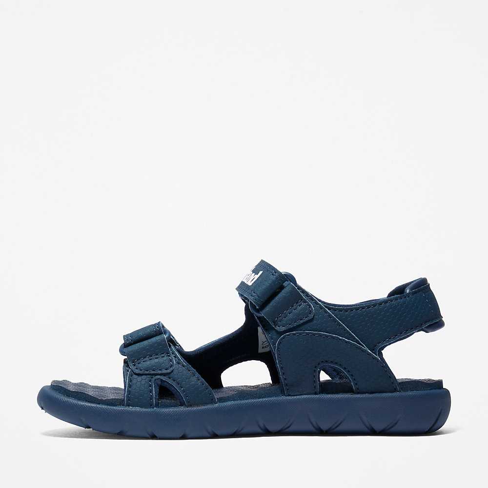 Navy Kids' Timberland Perkins Row Sandals | Israel-4819560