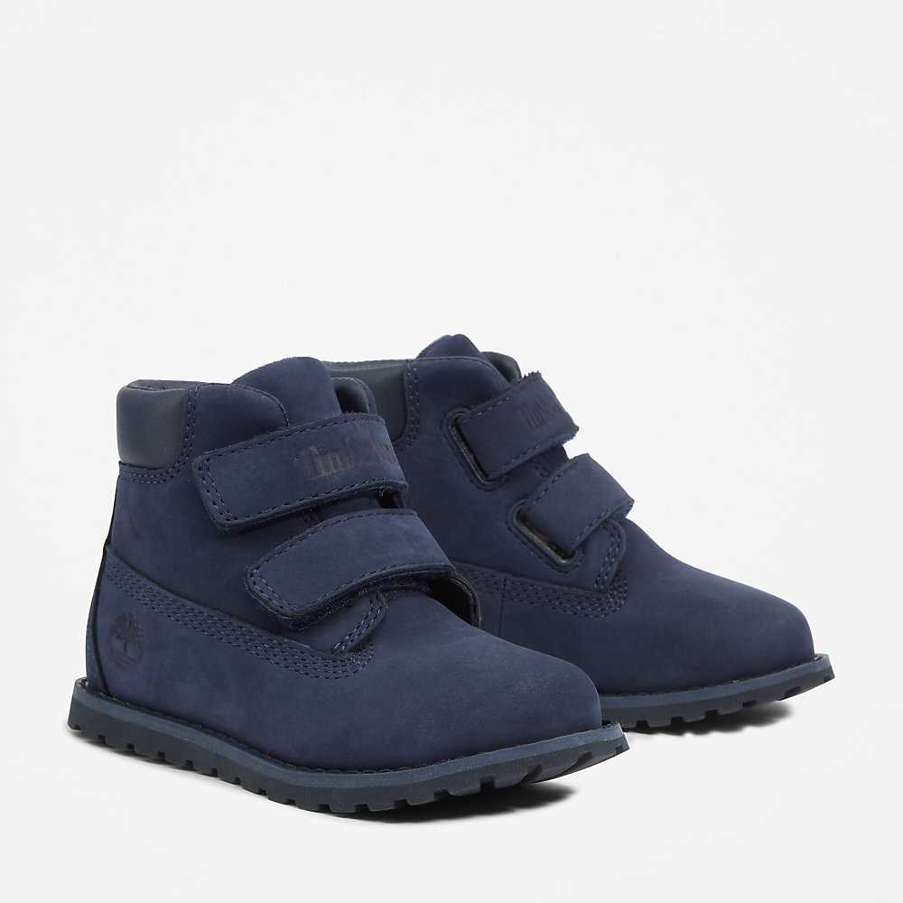 Navy Kids' Timberland Pokey Pine Winter Boots | Israel-4219626