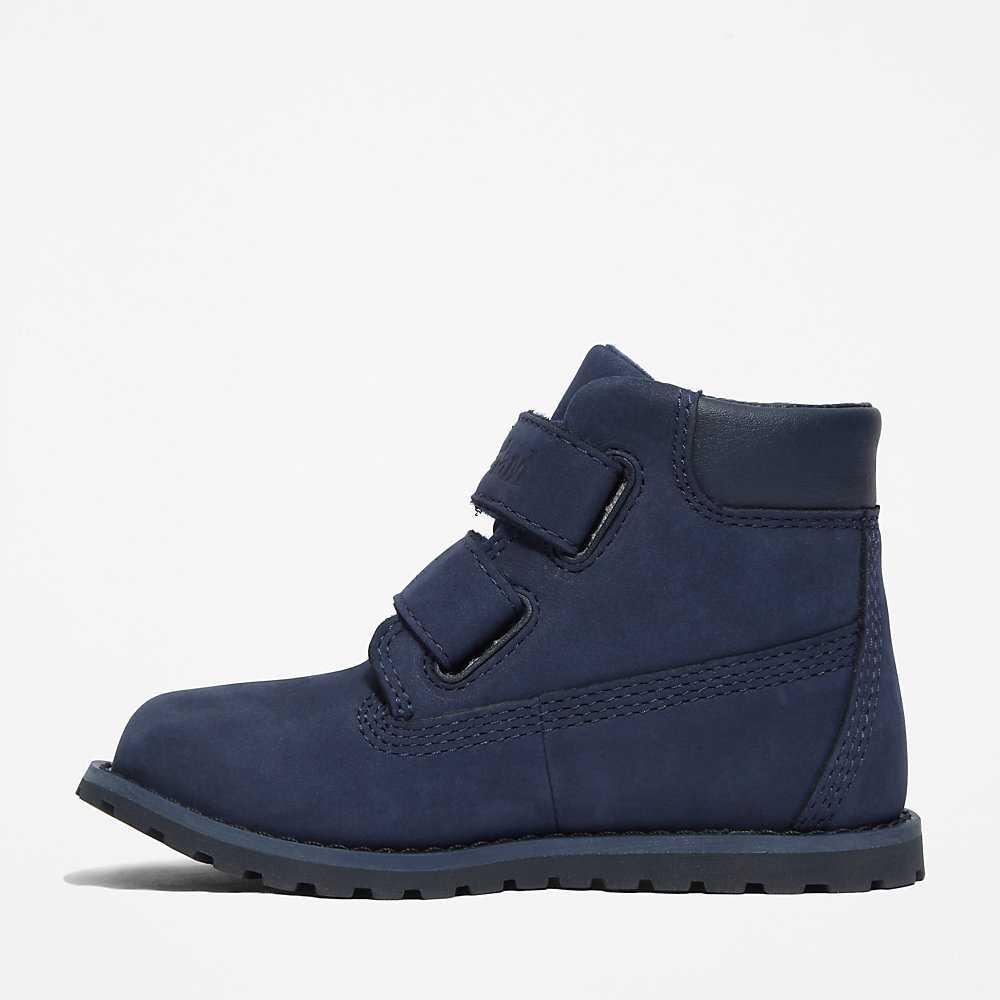 Navy Kids' Timberland Pokey Pine Winter Boots | Israel-4219626