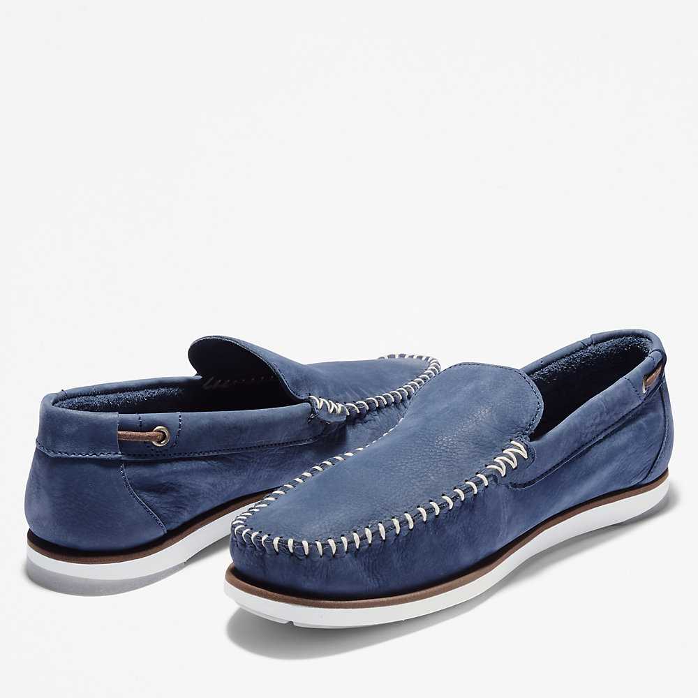 Navy Men's Timberland Atlantis Break Loafers | Israel-8291657