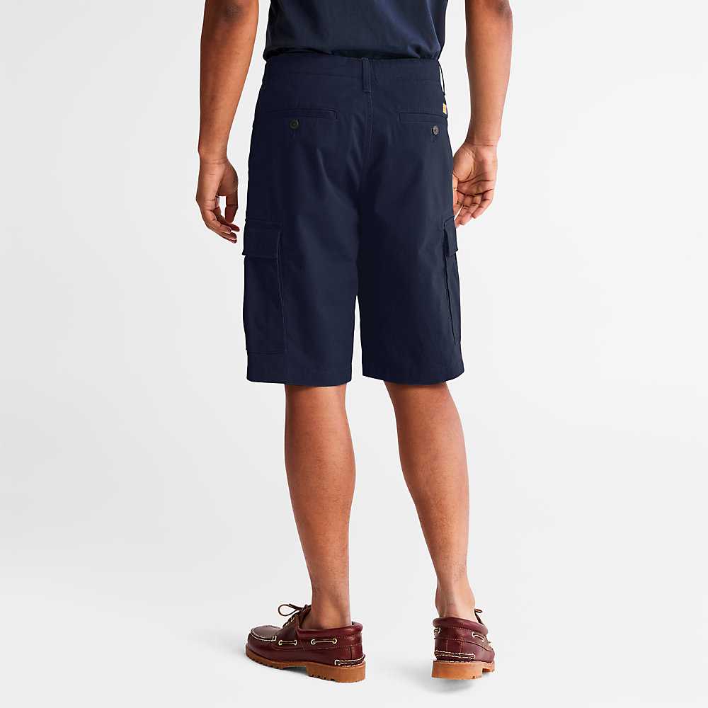 Navy Men's Timberland Cargo Cargo Shorts | Israel-0348695