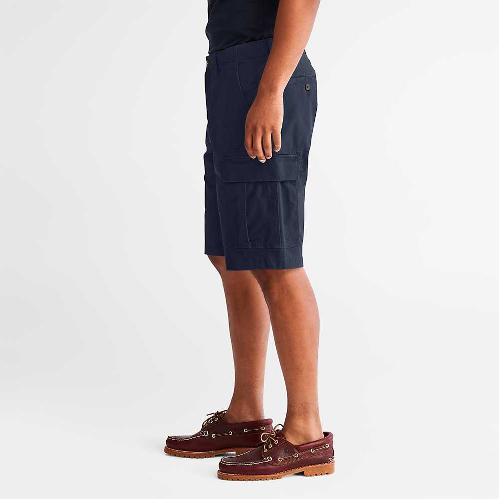 Navy Men's Timberland Cargo Cargo Shorts | Israel-0348695