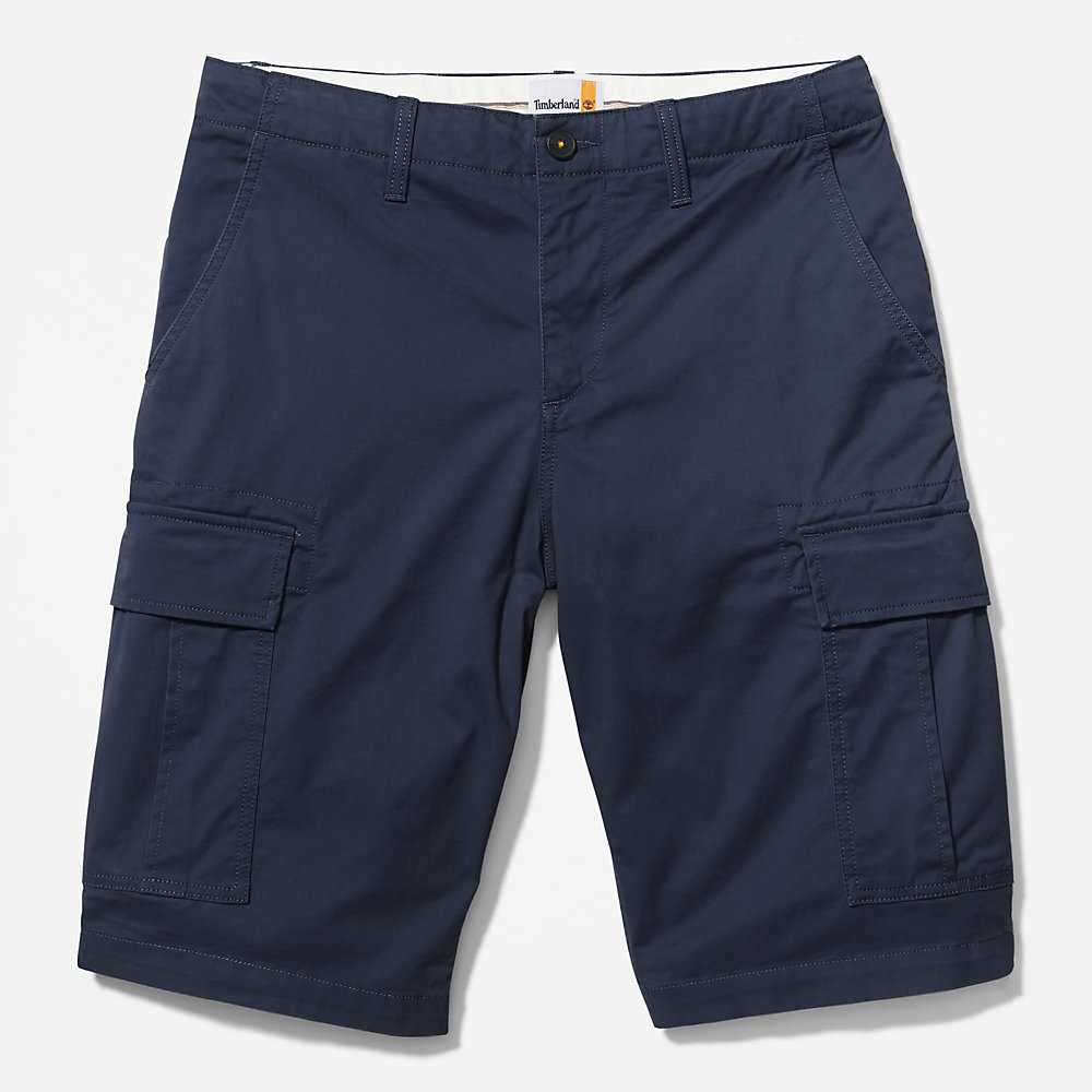 Navy Men's Timberland Cargo Cargo Shorts | Israel-0348695