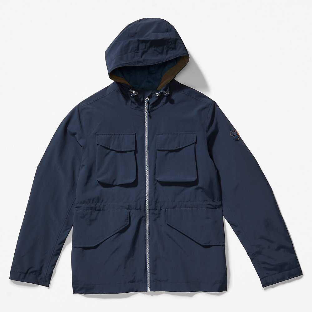 Navy Men's Timberland Coastal Cool Bomber Jacket | Israel-2013986