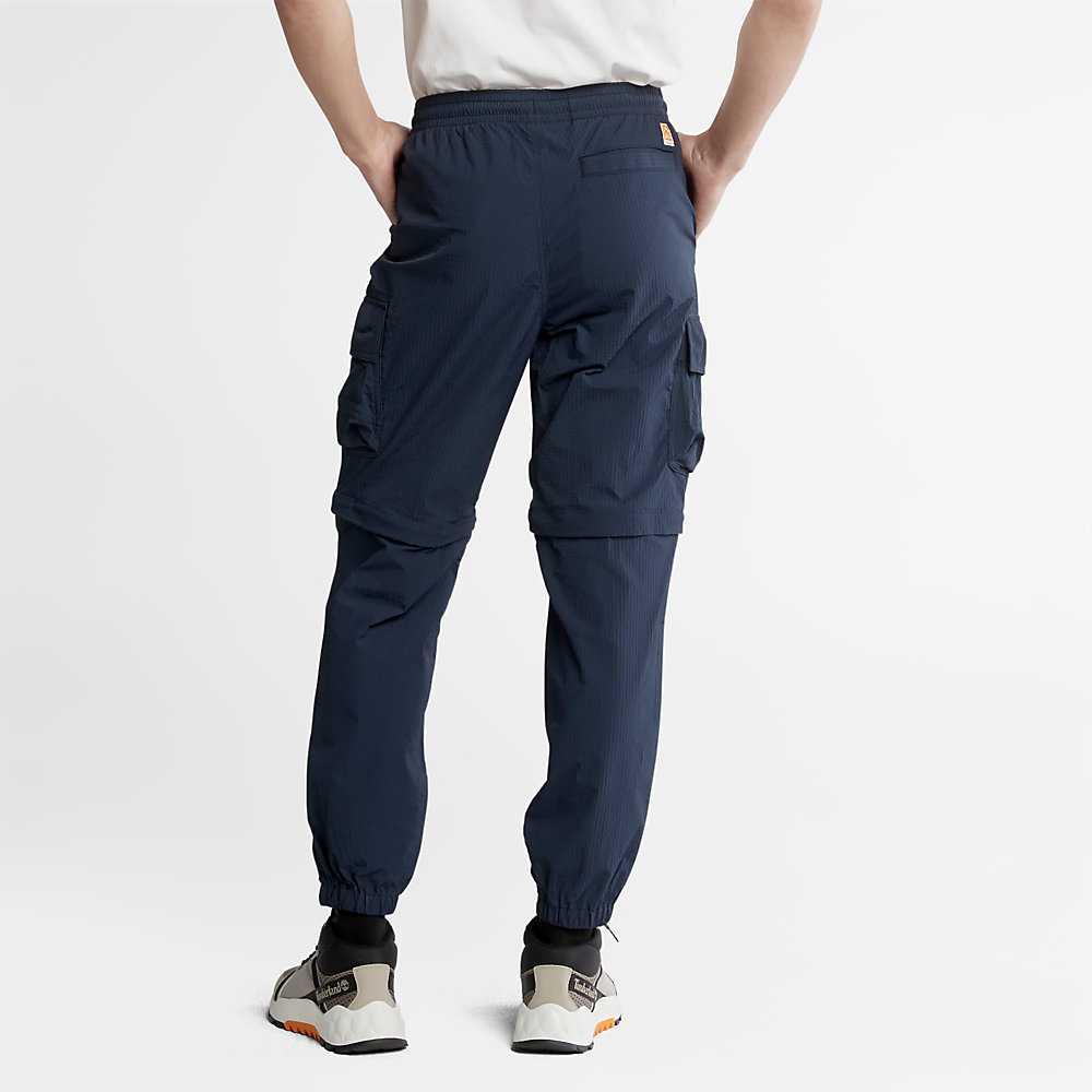 Navy Men's Timberland Convertible Pants | Israel-8367429