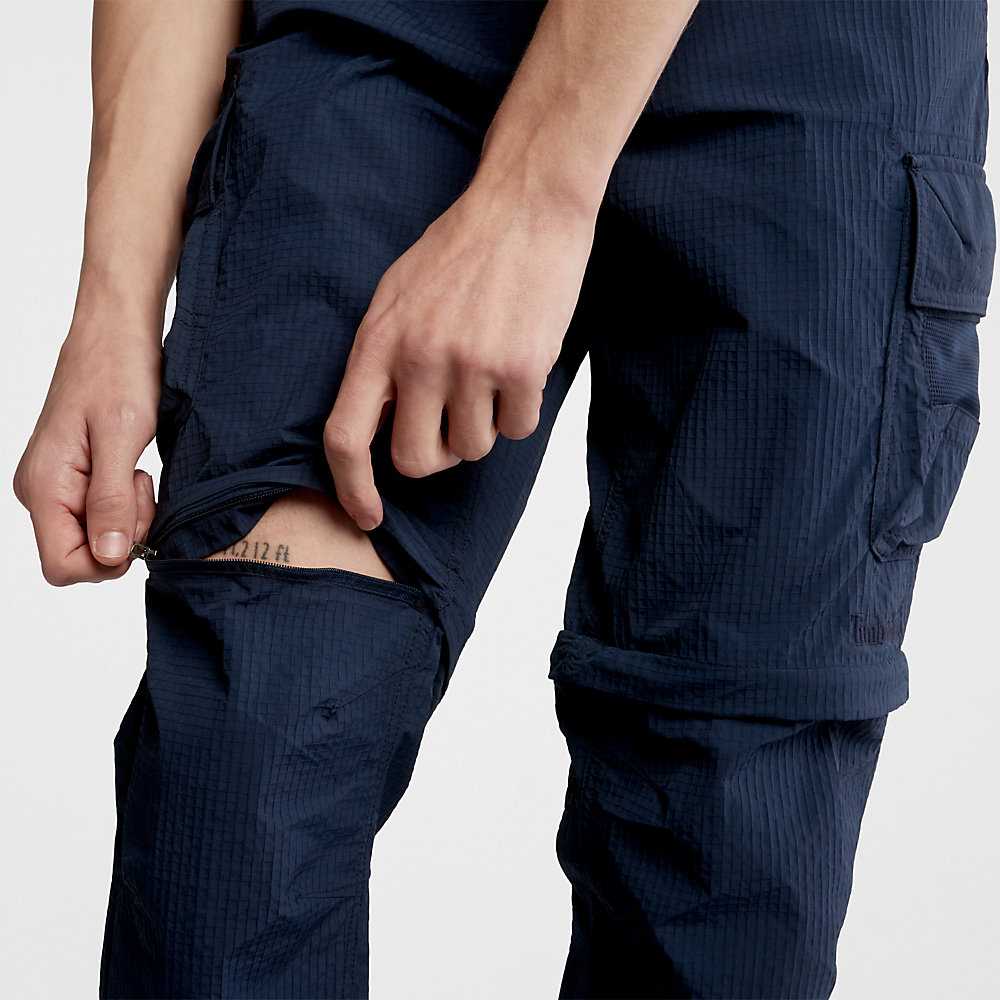 Navy Men's Timberland Convertible Pants | Israel-8367429