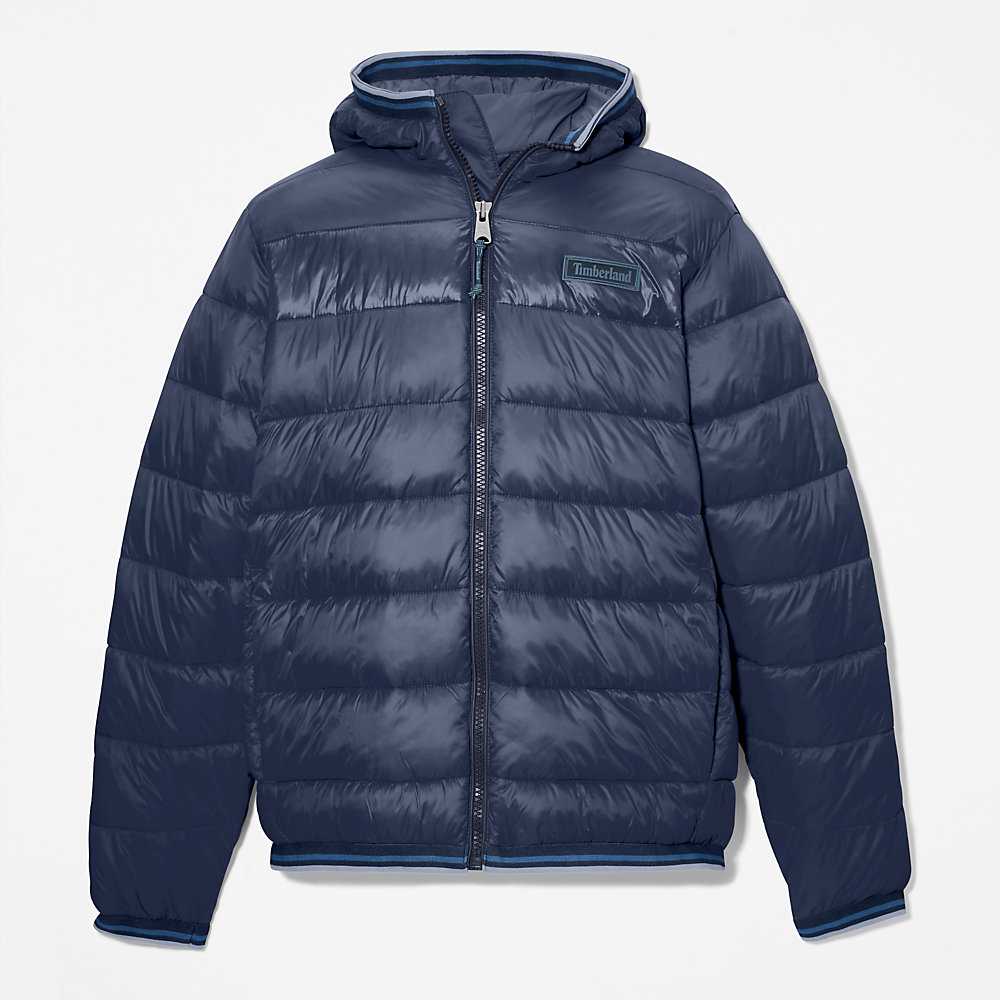 Navy Men's Timberland Garfield Down Jackets | Israel-4125986