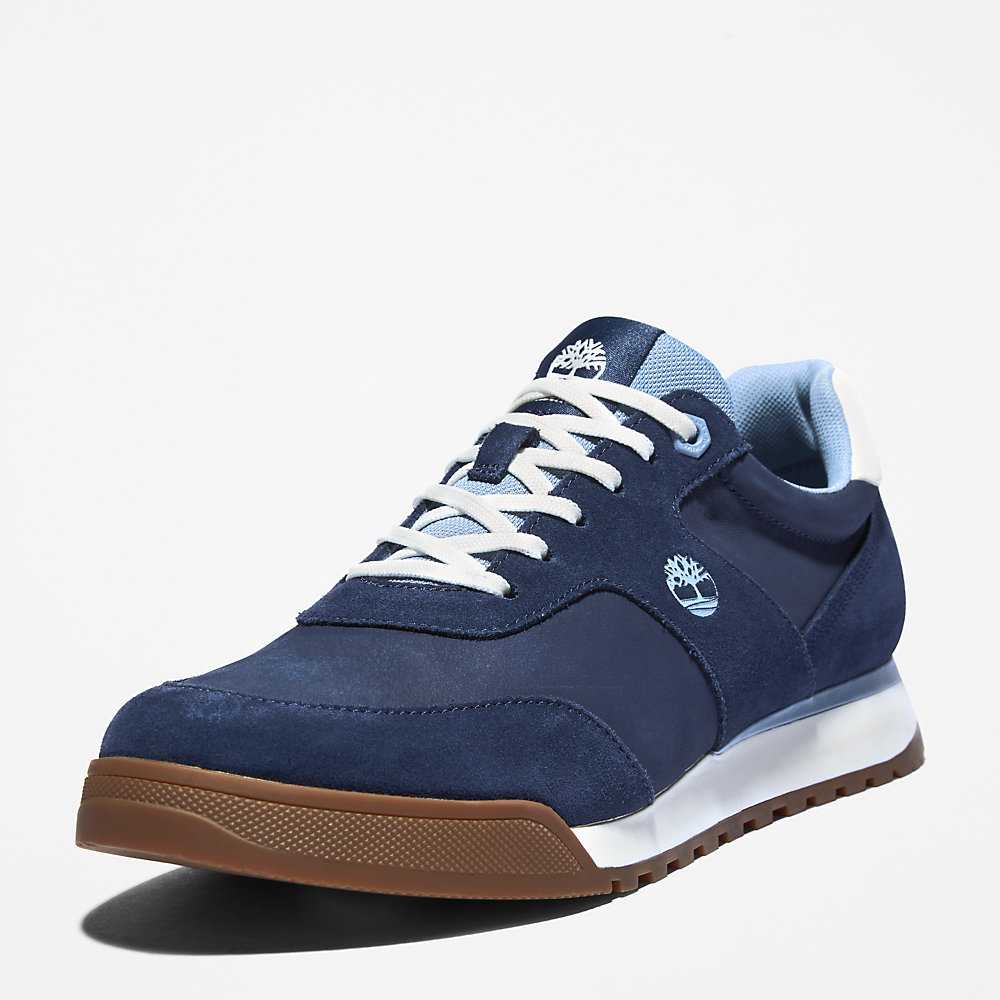 Navy Men's Timberland Miami Sneakers | Israel-2143605