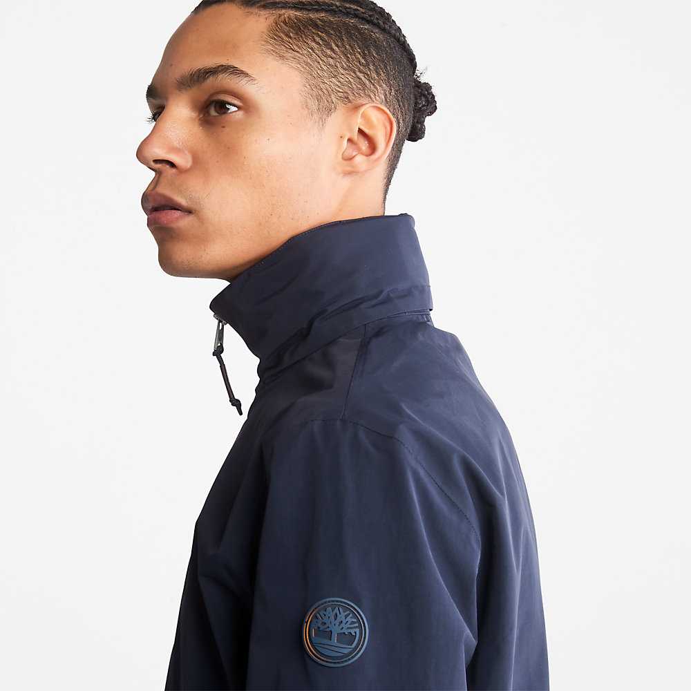 Navy Men's Timberland Mount Lafayette Bomber Jacket | Israel-3816027