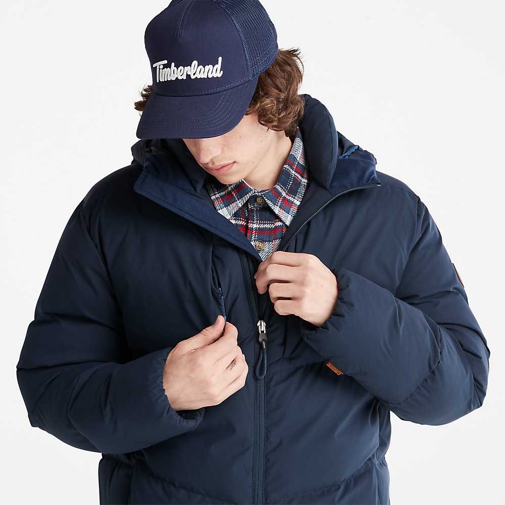 Navy Men's Timberland Neo Summit Winter Jackets | Israel-1839275