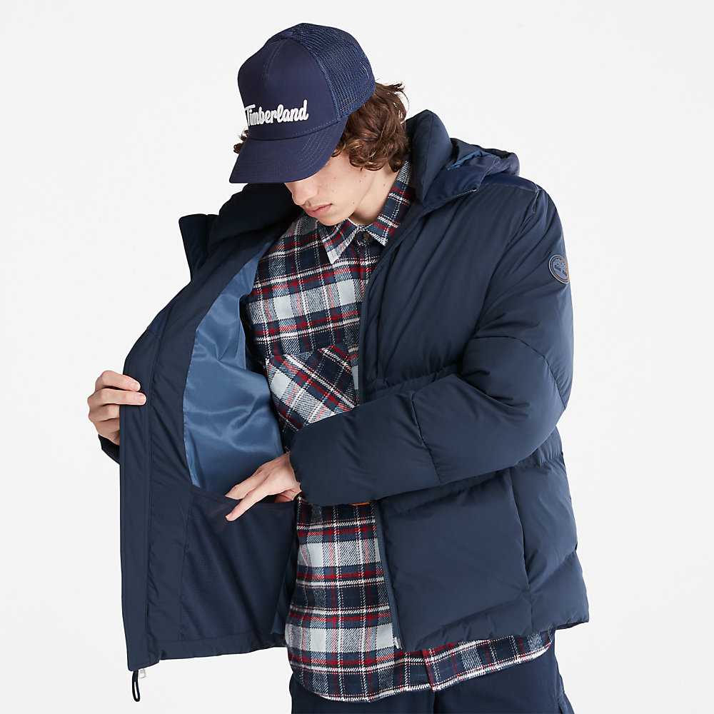 Navy Men's Timberland Neo Summit Winter Jackets | Israel-1839275