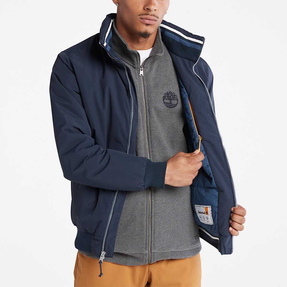 Navy Men's Timberland Sailor Bomber Jacket | Israel-5698170