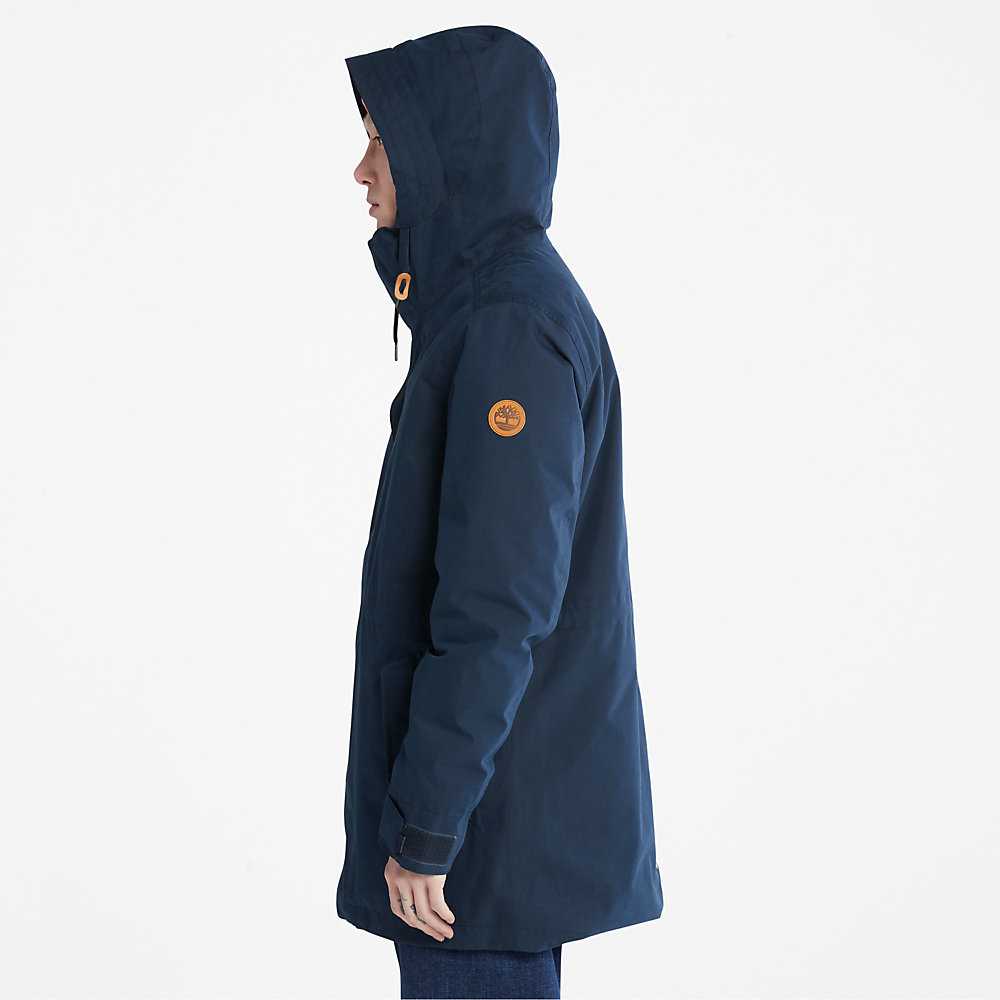 Navy Men's Timberland Snowdon Peak Parka Jackets | Israel-4789132