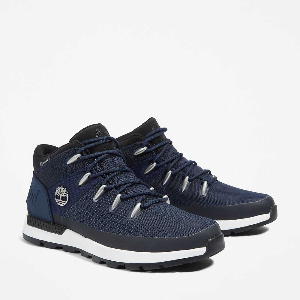 Navy Men's Timberland Sprint Trekker Chukka Boots | Israel-2037854