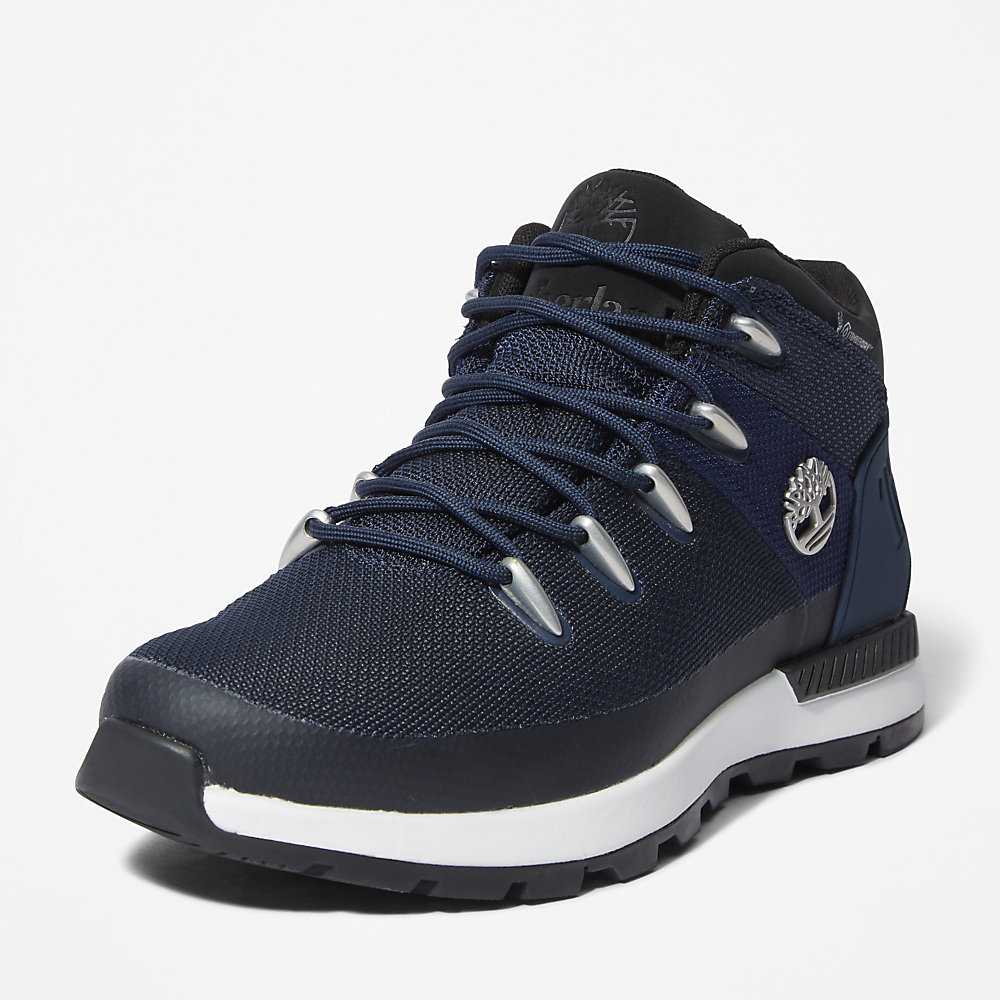 Navy Men's Timberland Sprint Trekker Chukka Boots | Israel-2037854