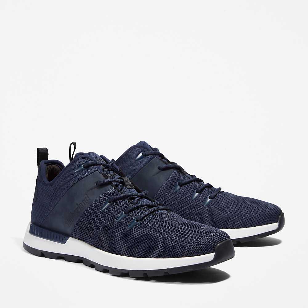 Navy Men's Timberland Sprint Trekker Sneakers | Israel-3746581