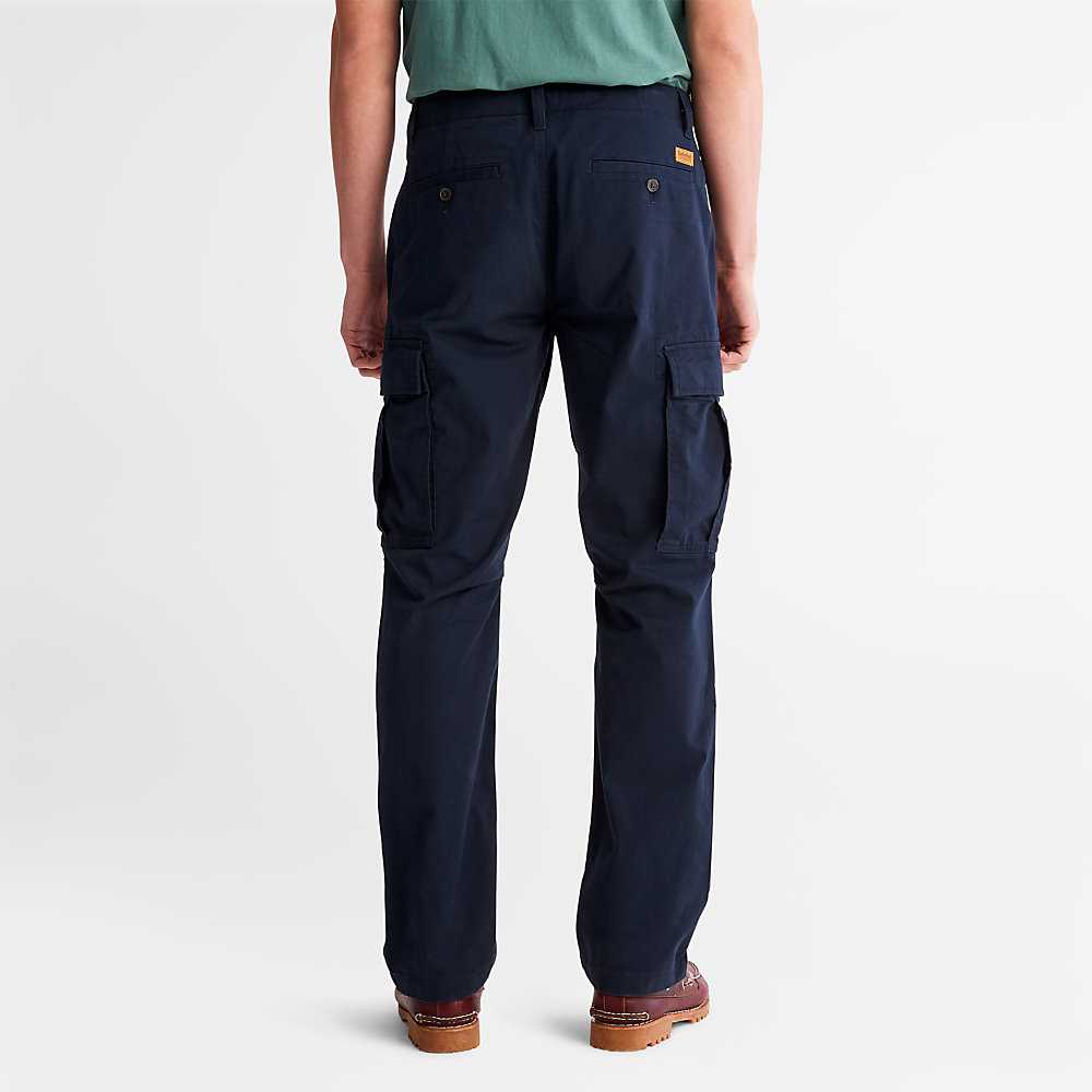 Navy Men's Timberland Squam Lake Cargo Pants | Israel-4597102