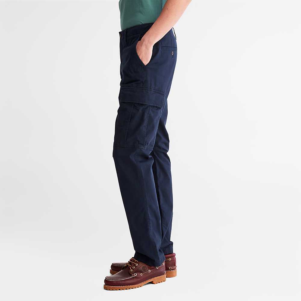 Navy Men's Timberland Squam Lake Cargo Pants | Israel-4597102