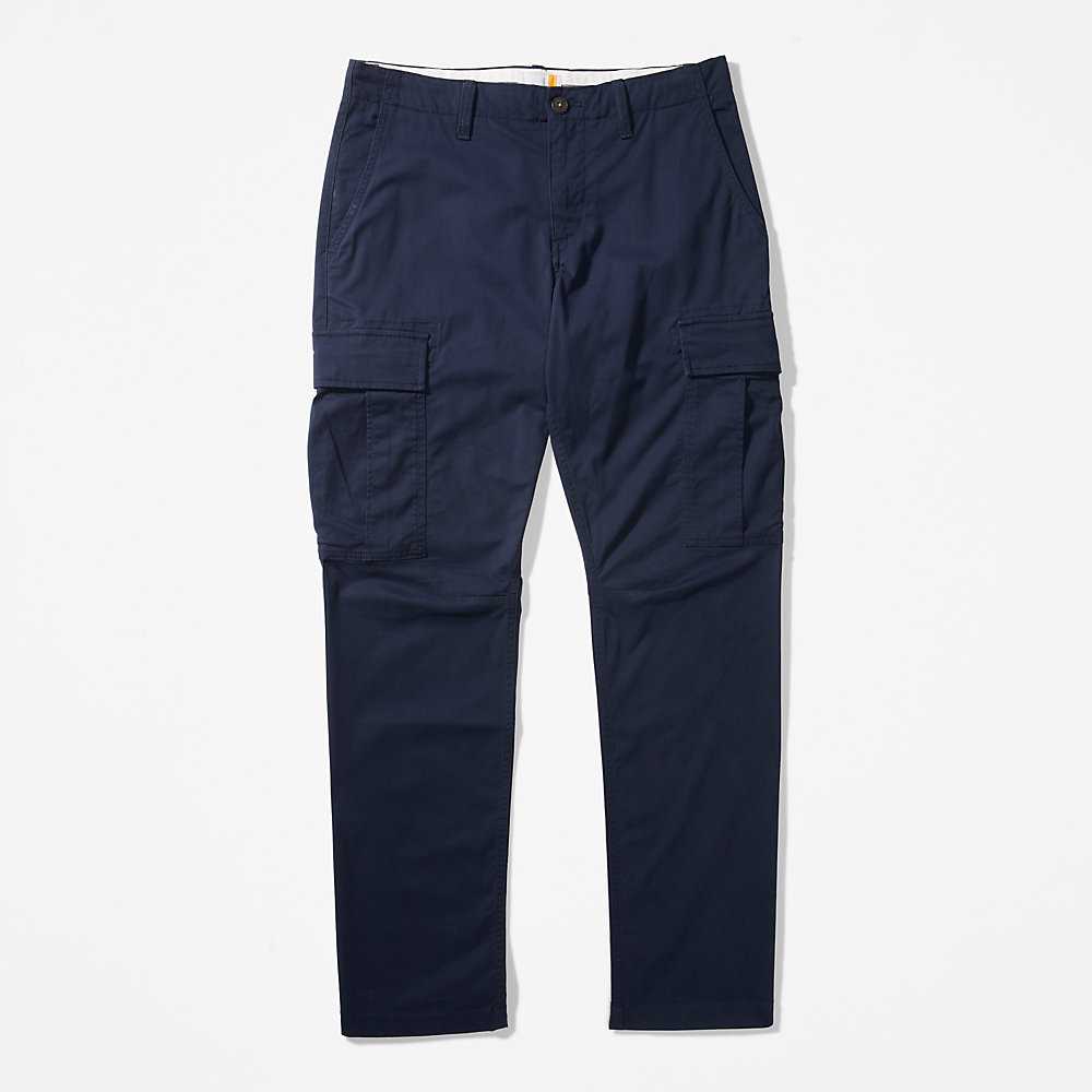 Navy Men's Timberland Squam Lake Cargo Pants | Israel-4597102