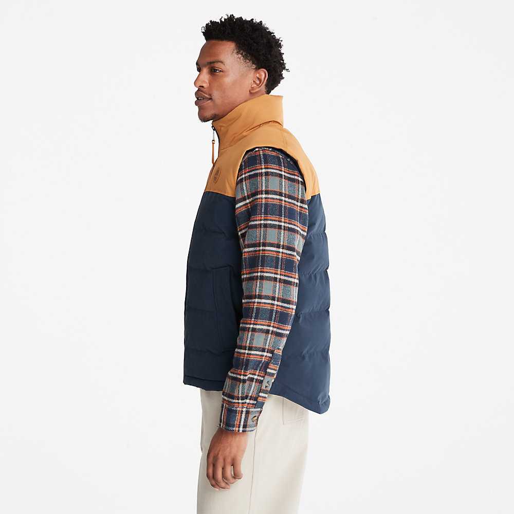 Navy Men's Timberland Welch Mountain Vest | Israel-8790165