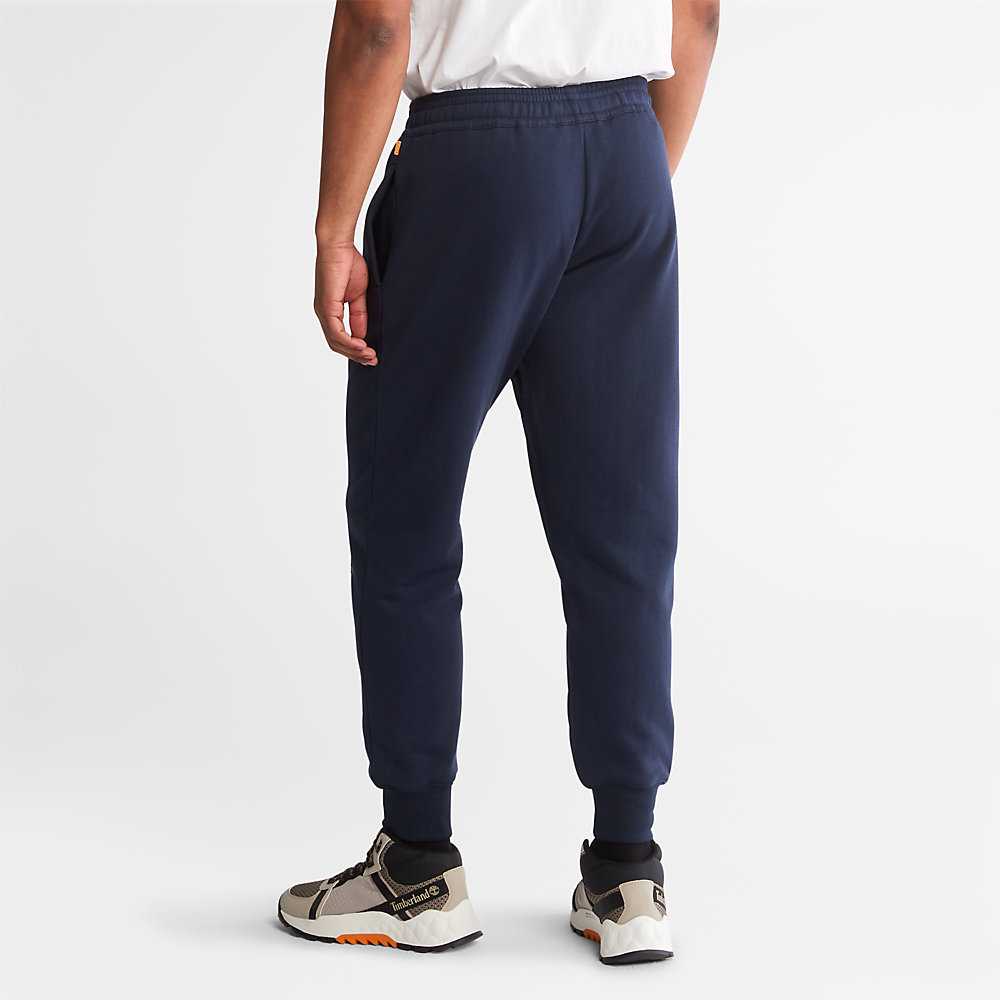 Navy Men's Timberland Wind Water Earth And Sky Sweatpants | Israel-9128603