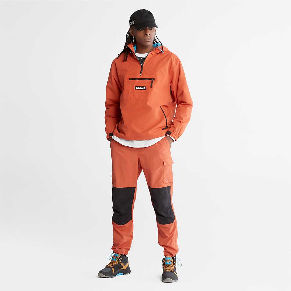 Orange Men's Timberland All Gender Outdoor Archive Windbreaker | Israel-6901248