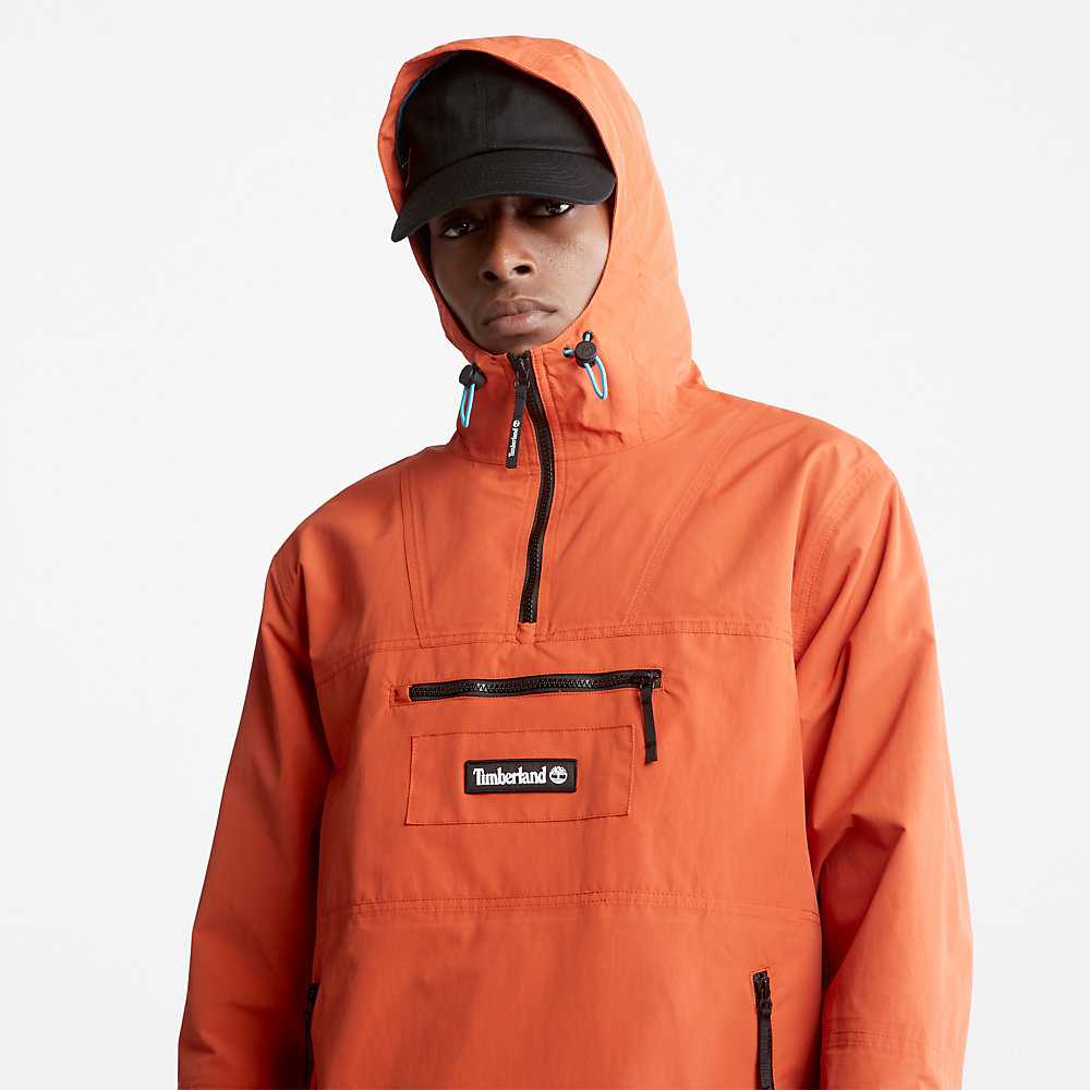 Orange Men's Timberland All Gender Outdoor Archive Windbreaker | Israel-6901248