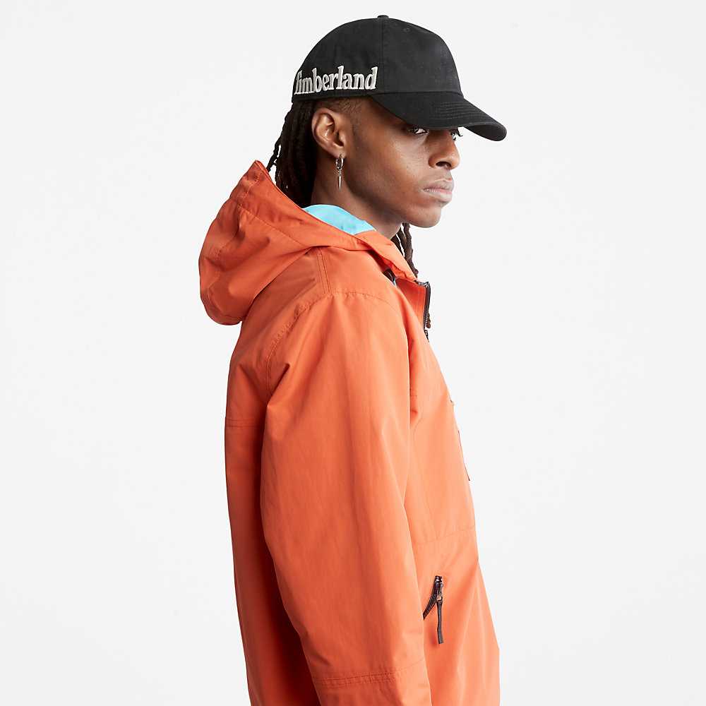 Orange Men's Timberland All Gender Outdoor Archive Windbreaker | Israel-6901248