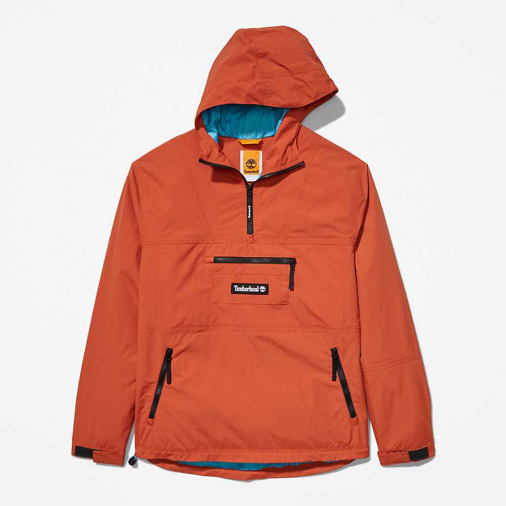 Orange Men's Timberland All Gender Outdoor Archive Windbreaker | Israel-6901248