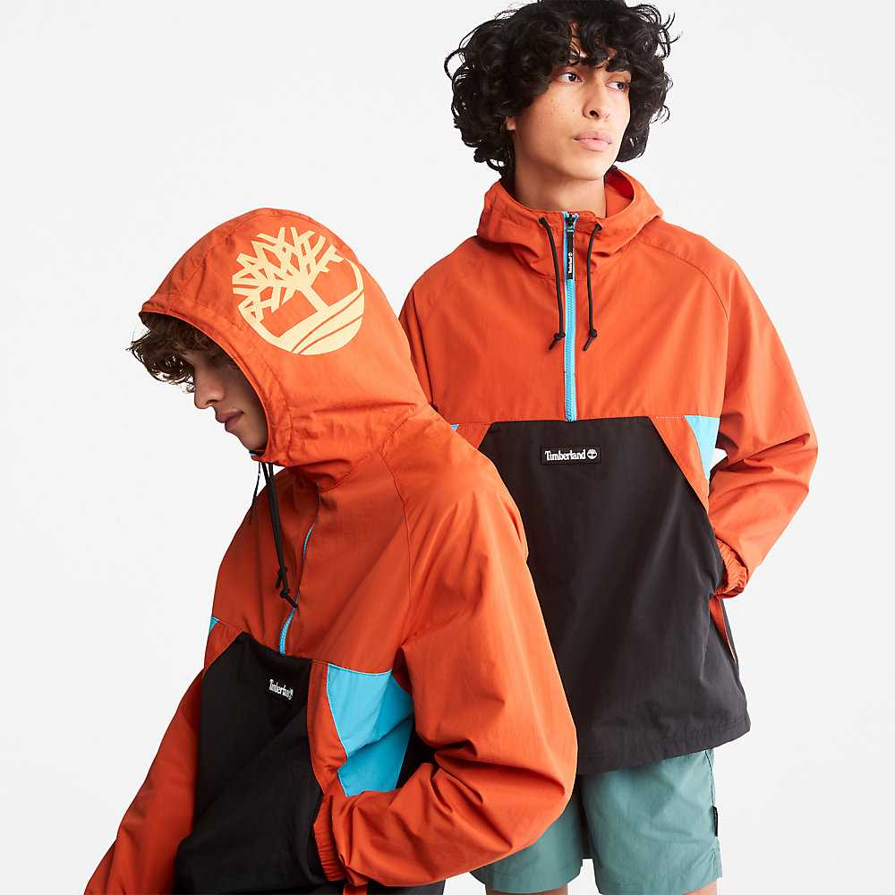 Orange Men's Timberland DWR Windbreaker | Israel-9532164